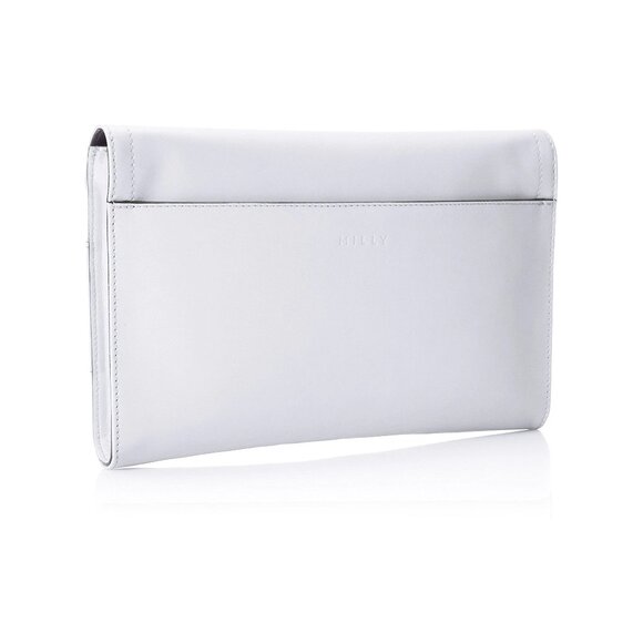 Milly Color Digital Studded Leather White Flap Envelope Bag Handbag Purse NEW - Picture 2 of 6